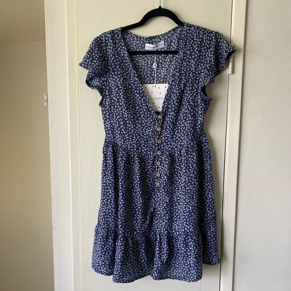 Hello Molly Blue Mini Sundress
